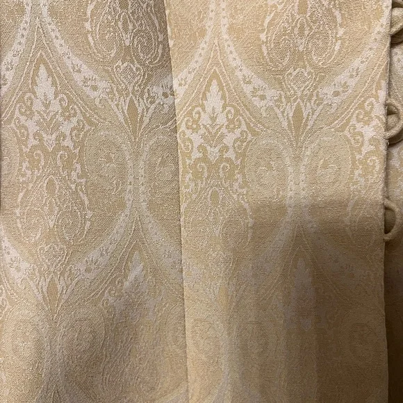 Le Suit womens suit jacket gold/cream pattern size 6 - Picture 2 of 5